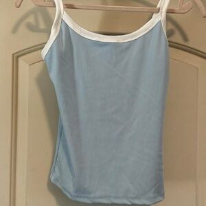 SHEIN Blue Fitted Sleeveless Camisole Top